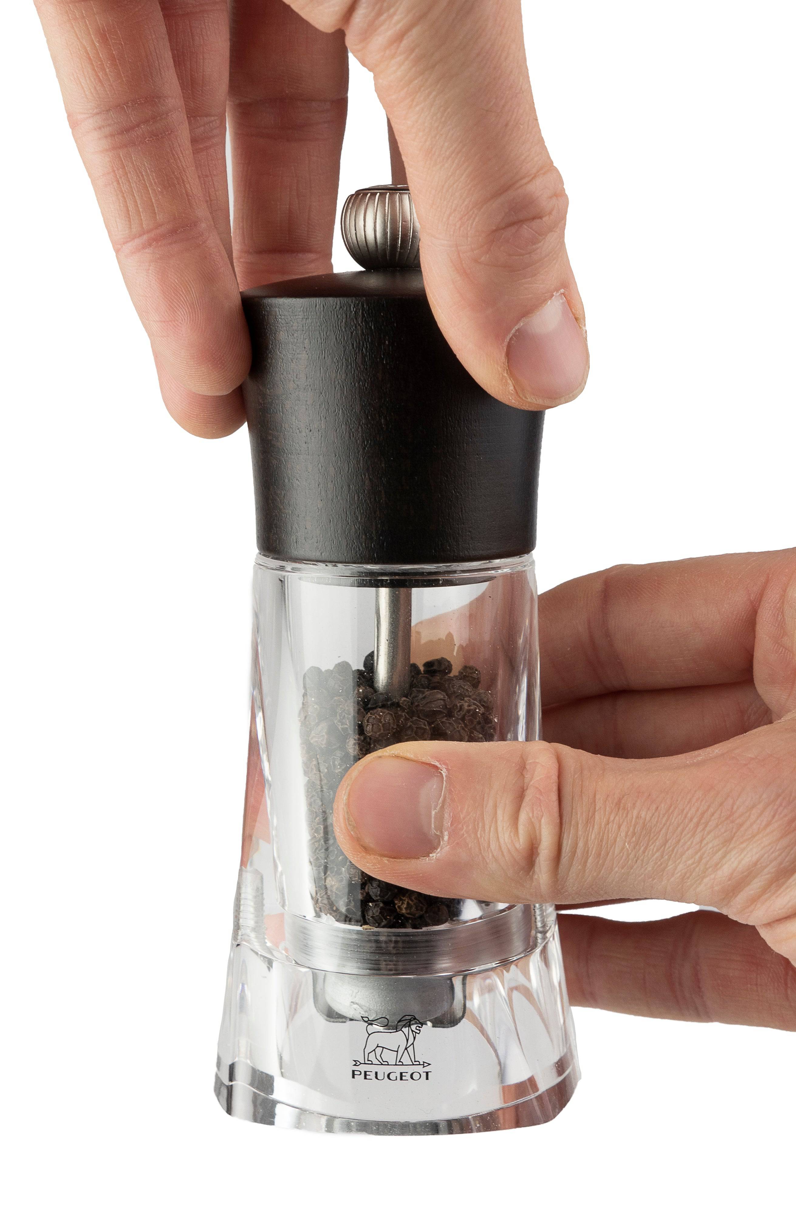 Oléron Chili Pepper Mill-Acryllic/Wood Chocolate - MaisonBeach