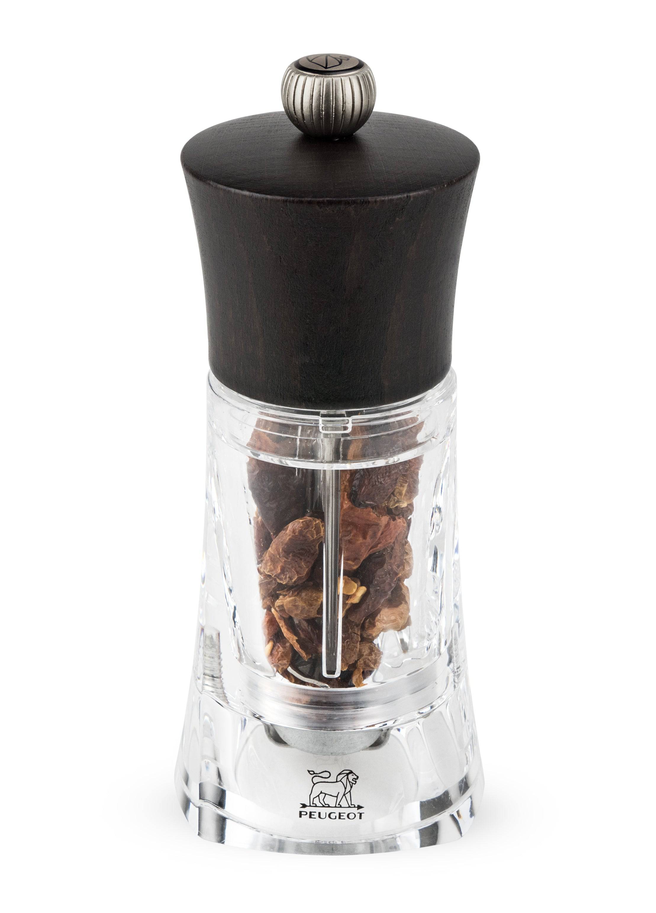 Oléron Chili Pepper Mill-Acryllic/Wood Chocolate - MaisonBeach