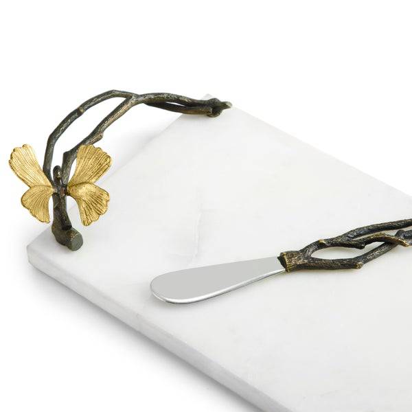 Butterfly Ginkgo Small Cheeseboard & Knife