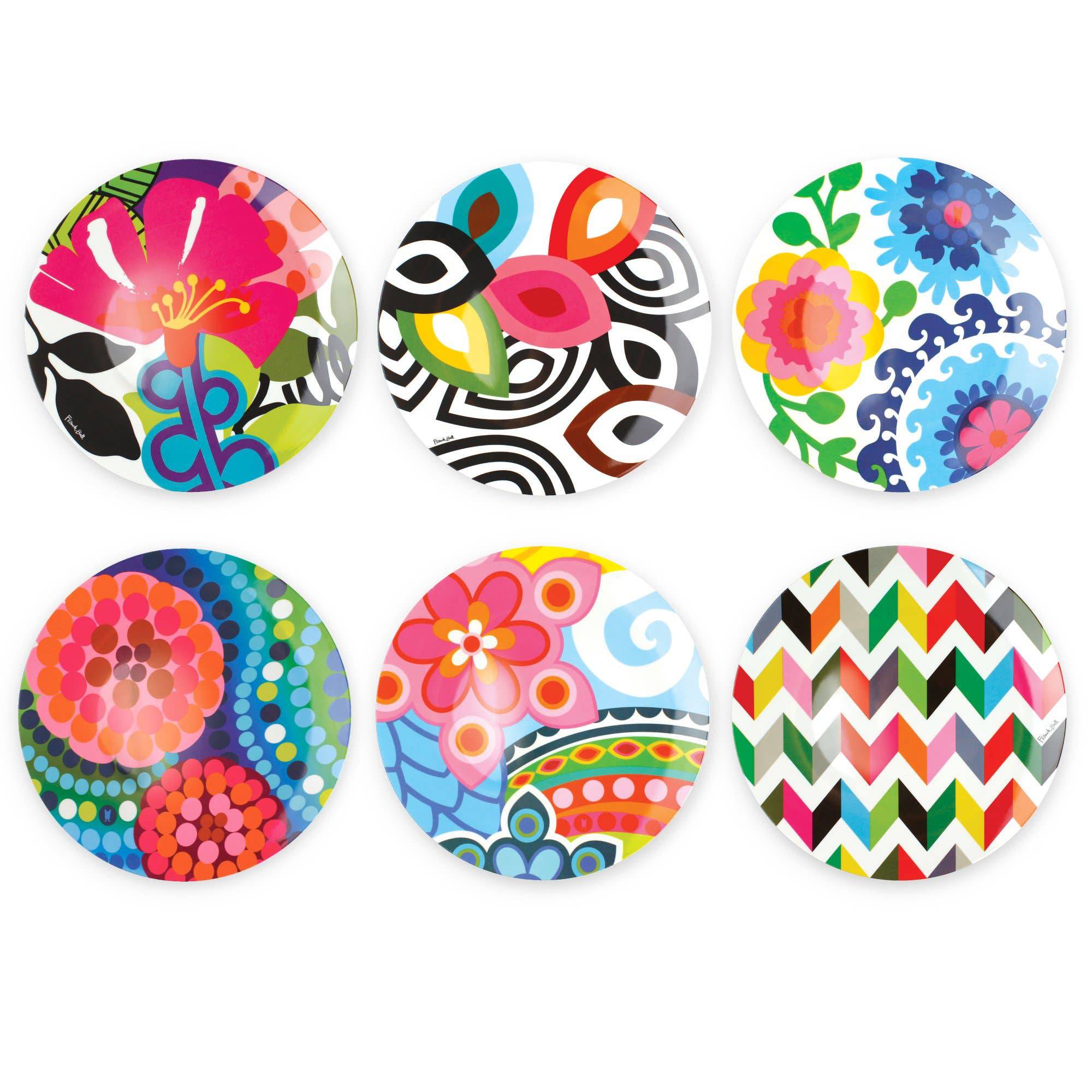 French Bull - Assorted 11" Dinner Plate Gift Box - Set of 6 - MaisonBeach