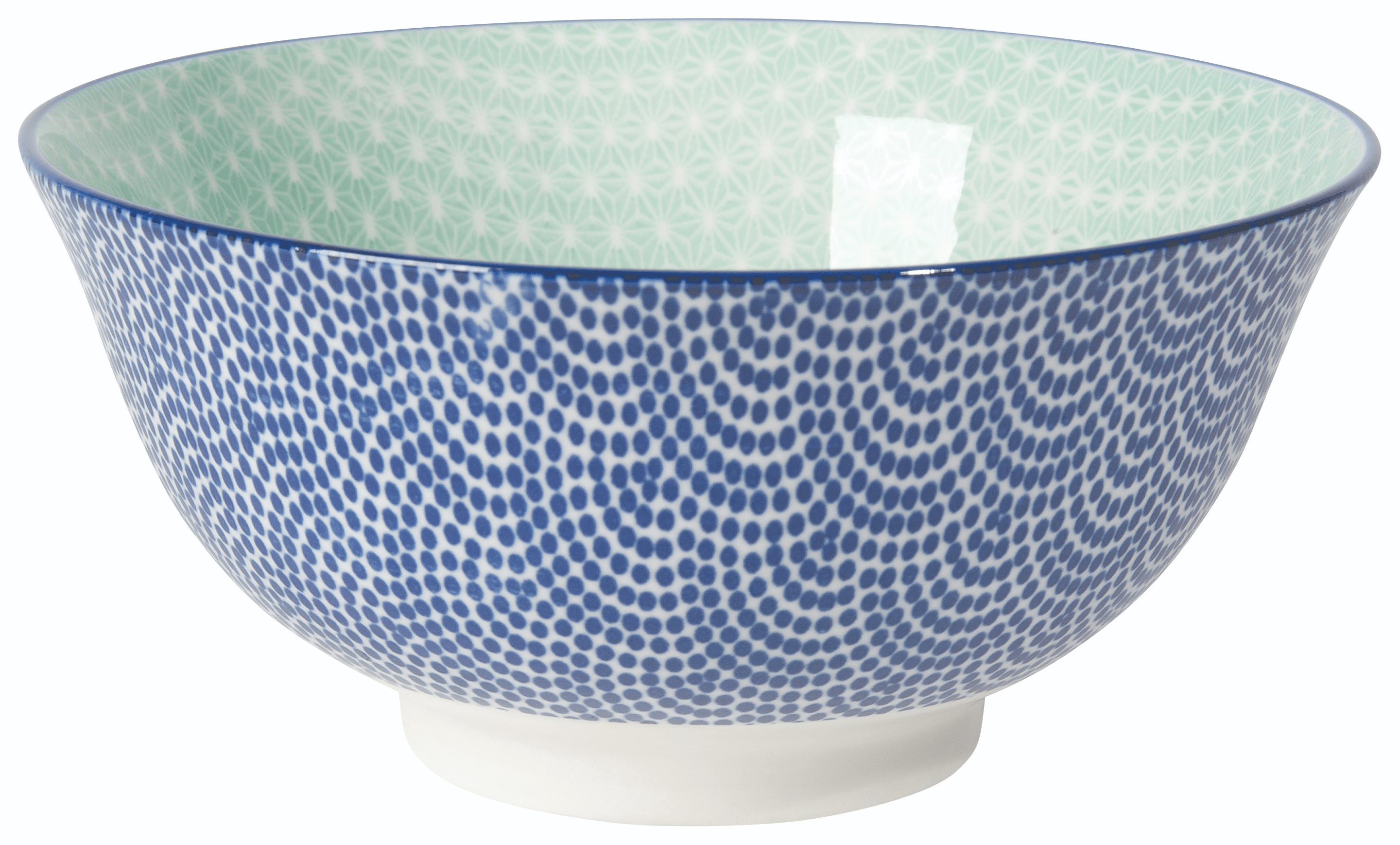 Now Designs by Danica - Blue Waves Stamped Bowl 6 inch - MaisonBeach