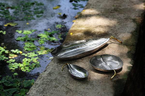 Lodhi Garden Mango Leaf Double Dish