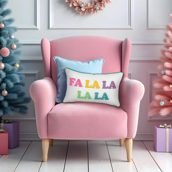 20" Fa La La La La Rectangle Pillow - MaisonBeach