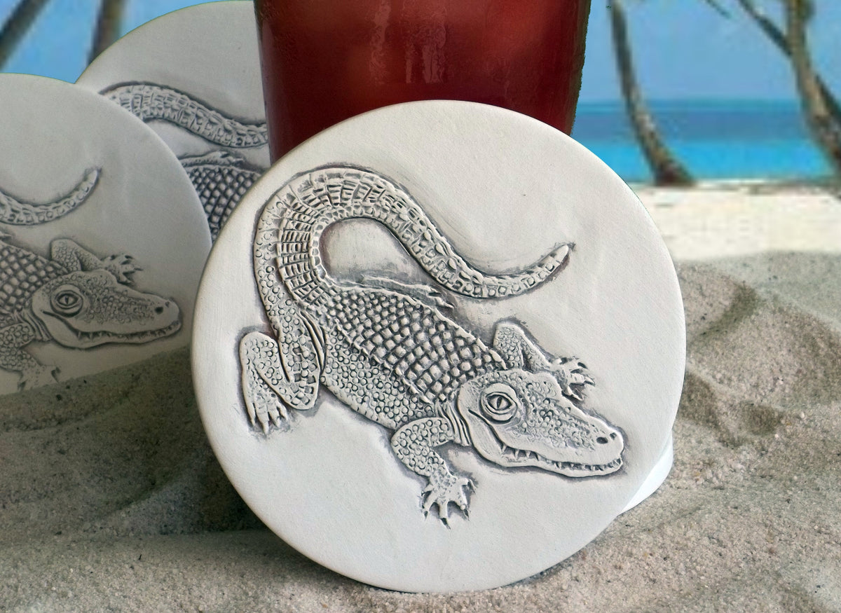Alligator Drink Coasters - MaisonBeach