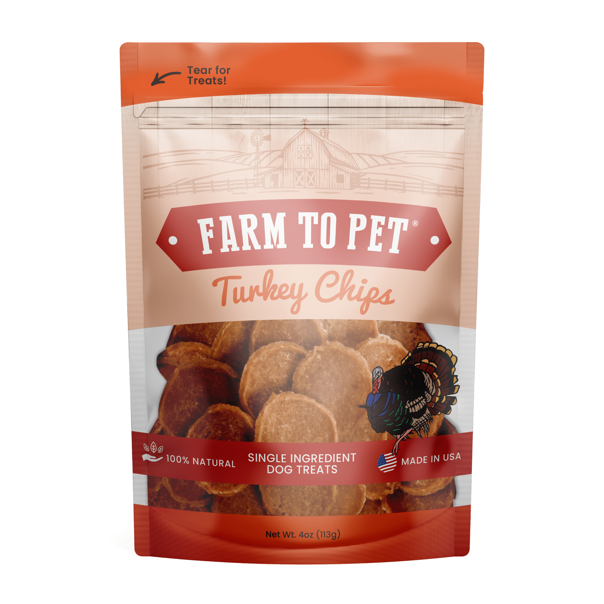 Farm to Pet - Turkey Chips: 12oz - MaisonBeach
