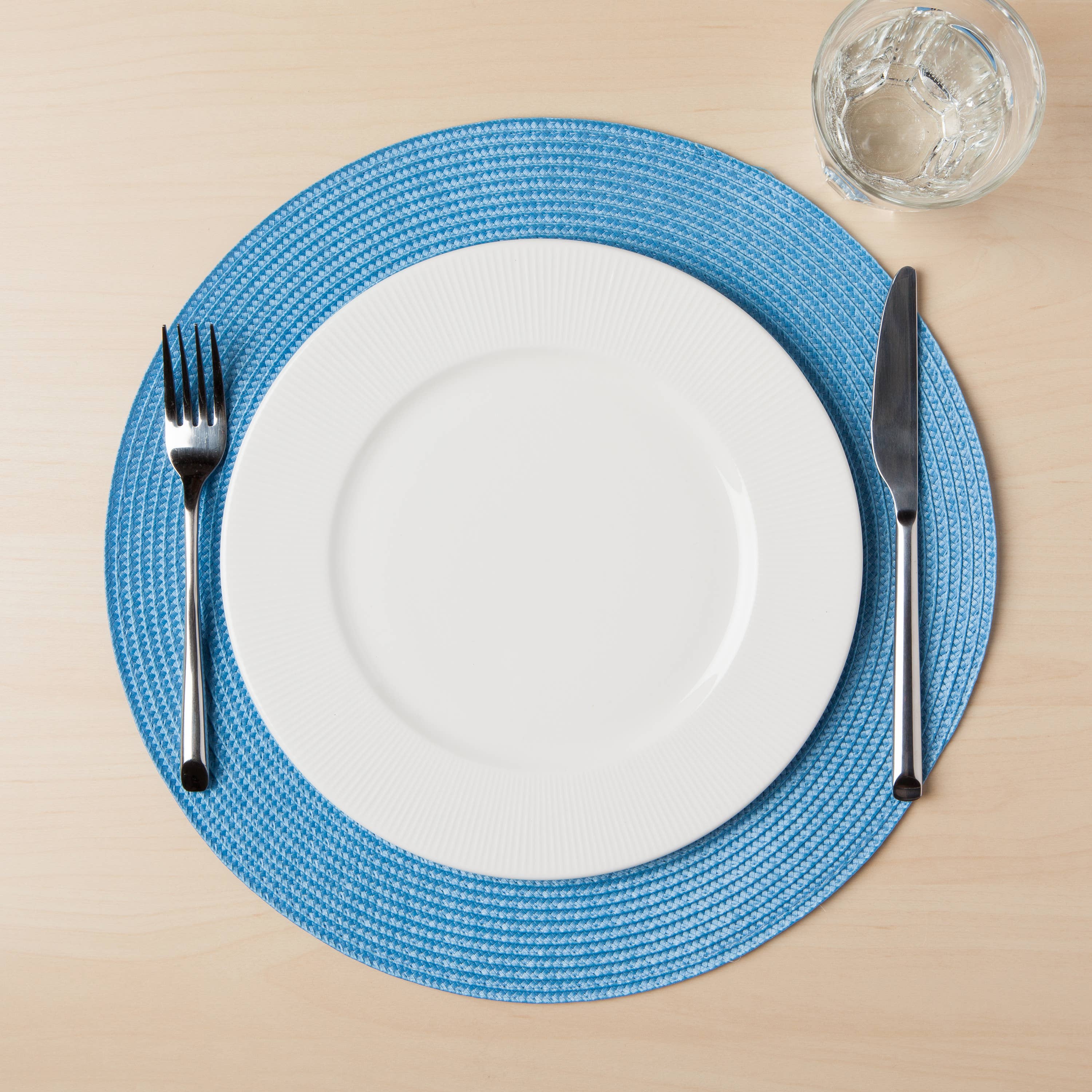 Now Designs by Danica - Disko French Blue Round Placemat