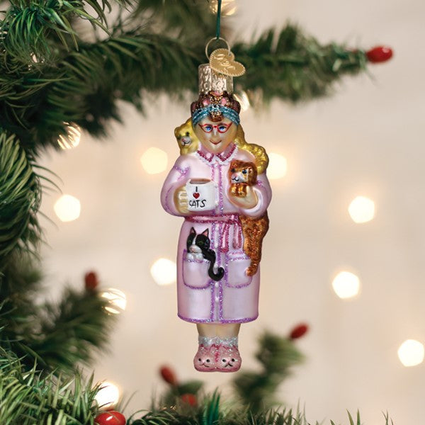 Cat Lady Ornament - MaisonBeach