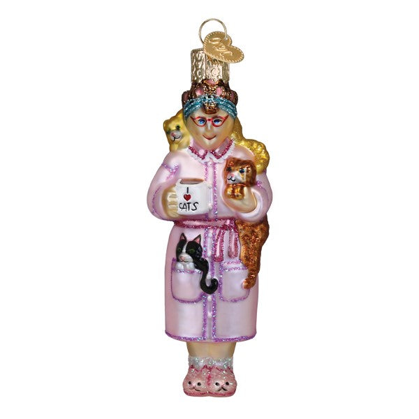 Cat Lady Ornament - MaisonBeach