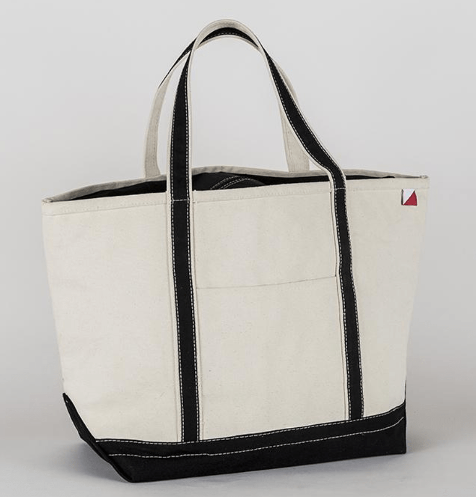 Large Navy Classic Boat Tote - MaisonBeach