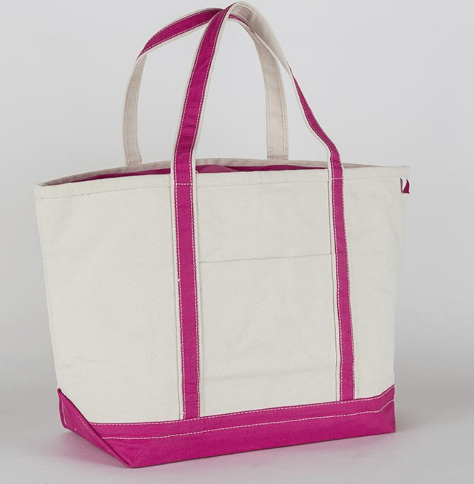 Large Navy Classic Boat Tote - MaisonBeach