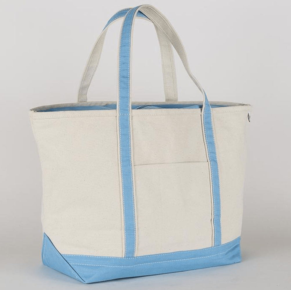 Large Navy Classic Boat Tote - MaisonBeach