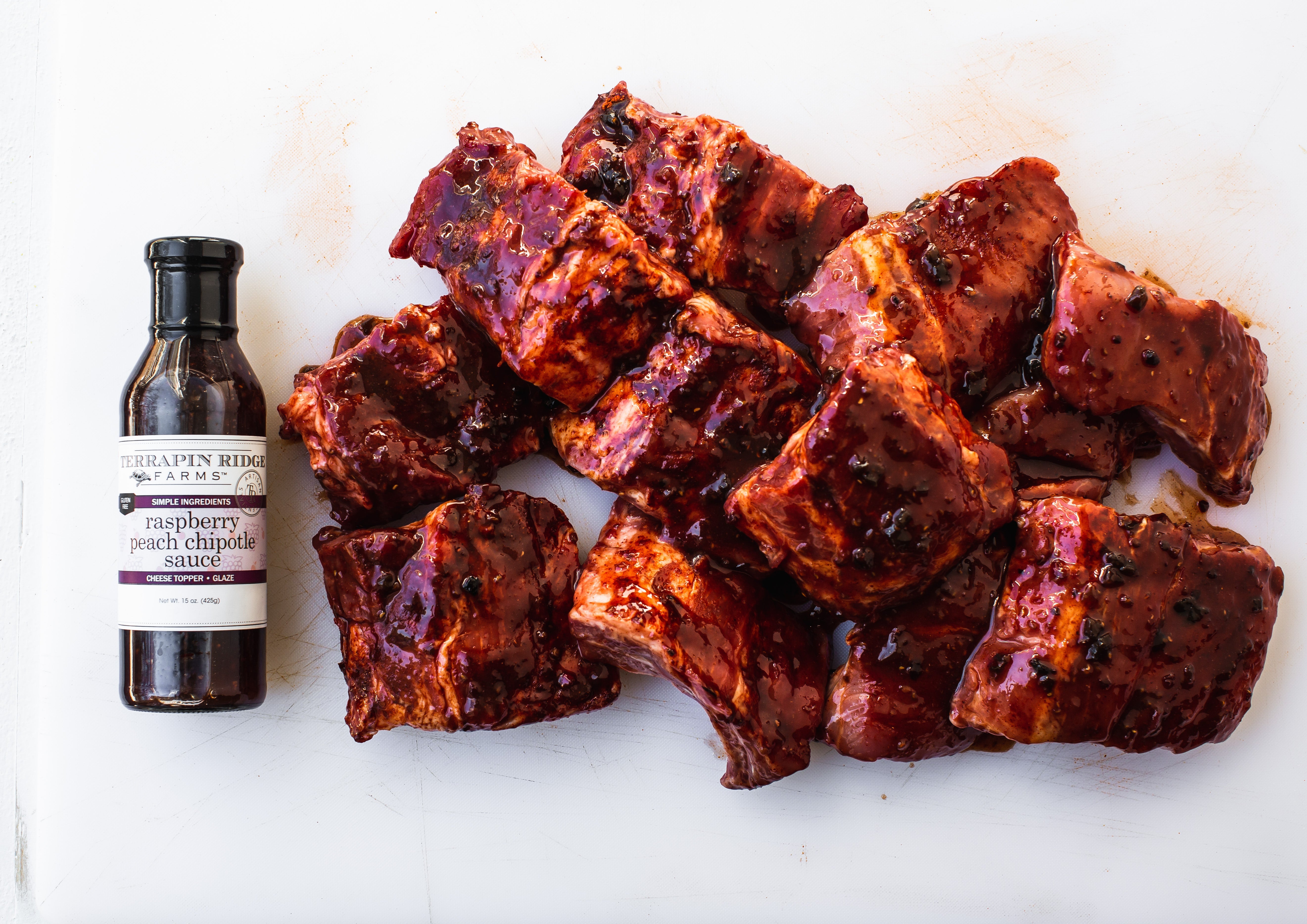 Raspberry Peach Chipotle Sauce - MaisonBeach