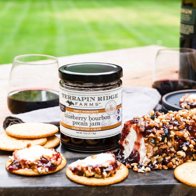 Blueberry Bourbon Pecan Jam - 2oz - MaisonBeach