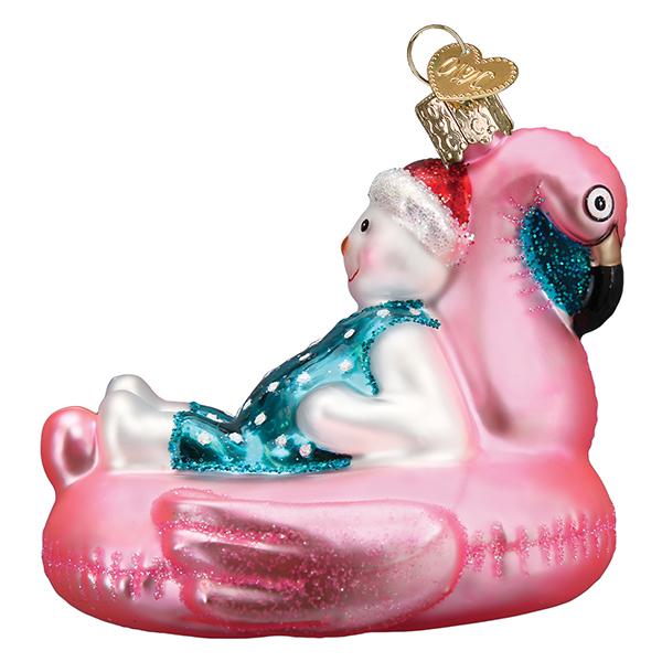Pool Float Snowman Ornament - MaisonBeach