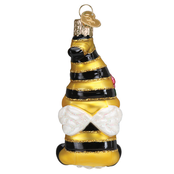 Bee Happy Gnome Ornament - MaisonBeach