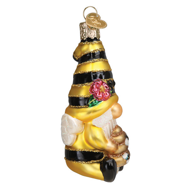 Bee Happy Gnome Ornament - MaisonBeach