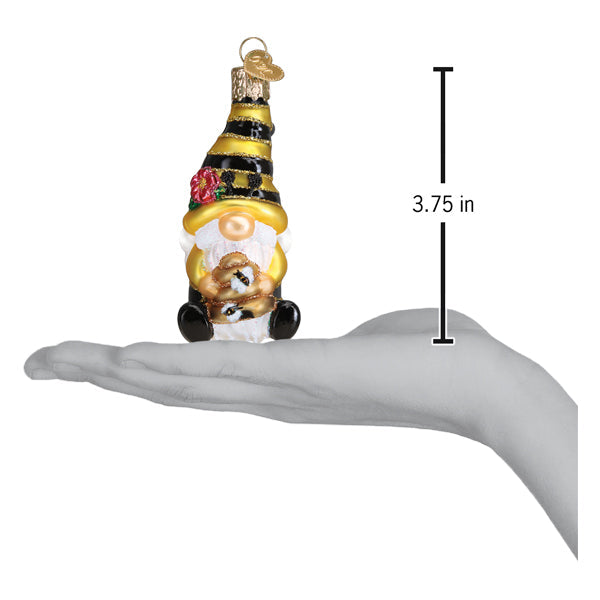 Bee Happy Gnome Ornament - MaisonBeach