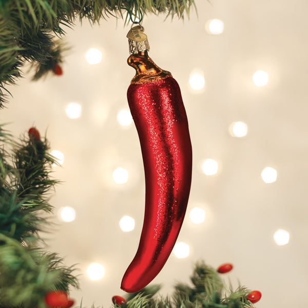Red Chili Pepper Ornament - MaisonBeach