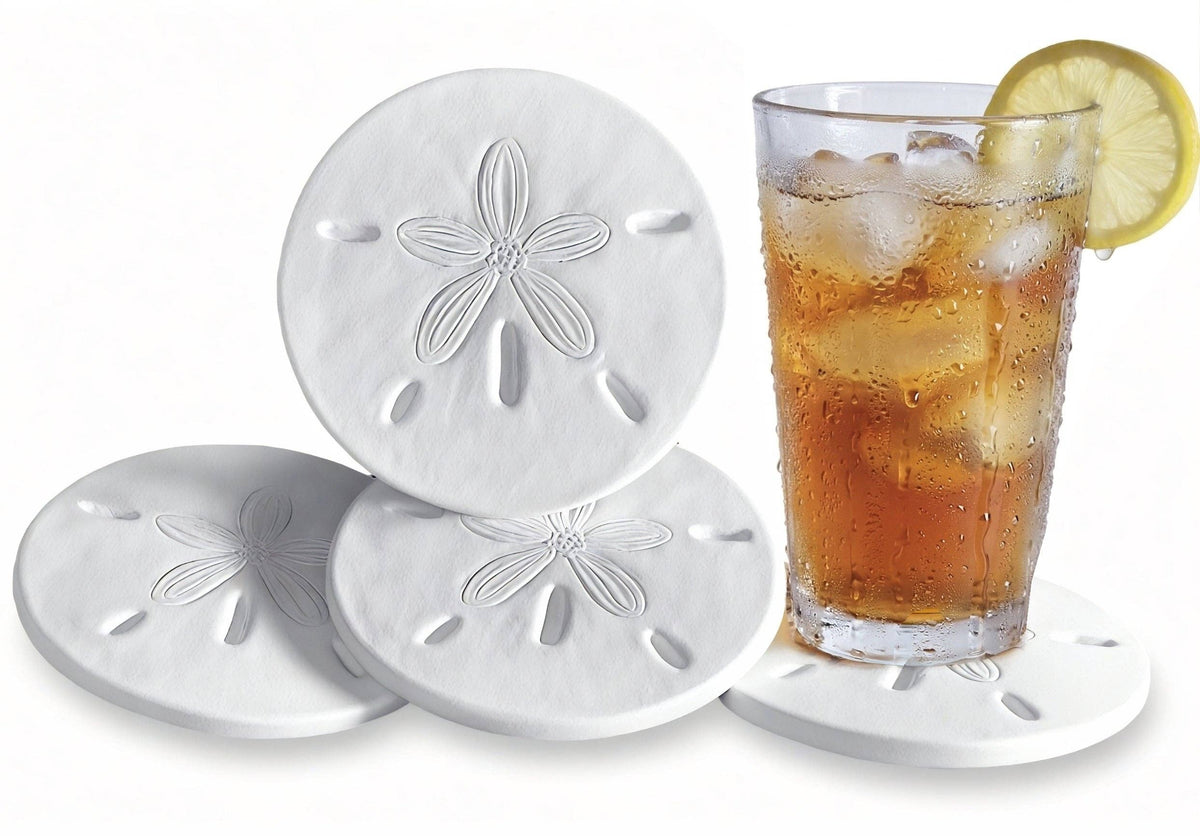McCarter Coasters - Sand Dollar Drink Coasters - MaisonBeach