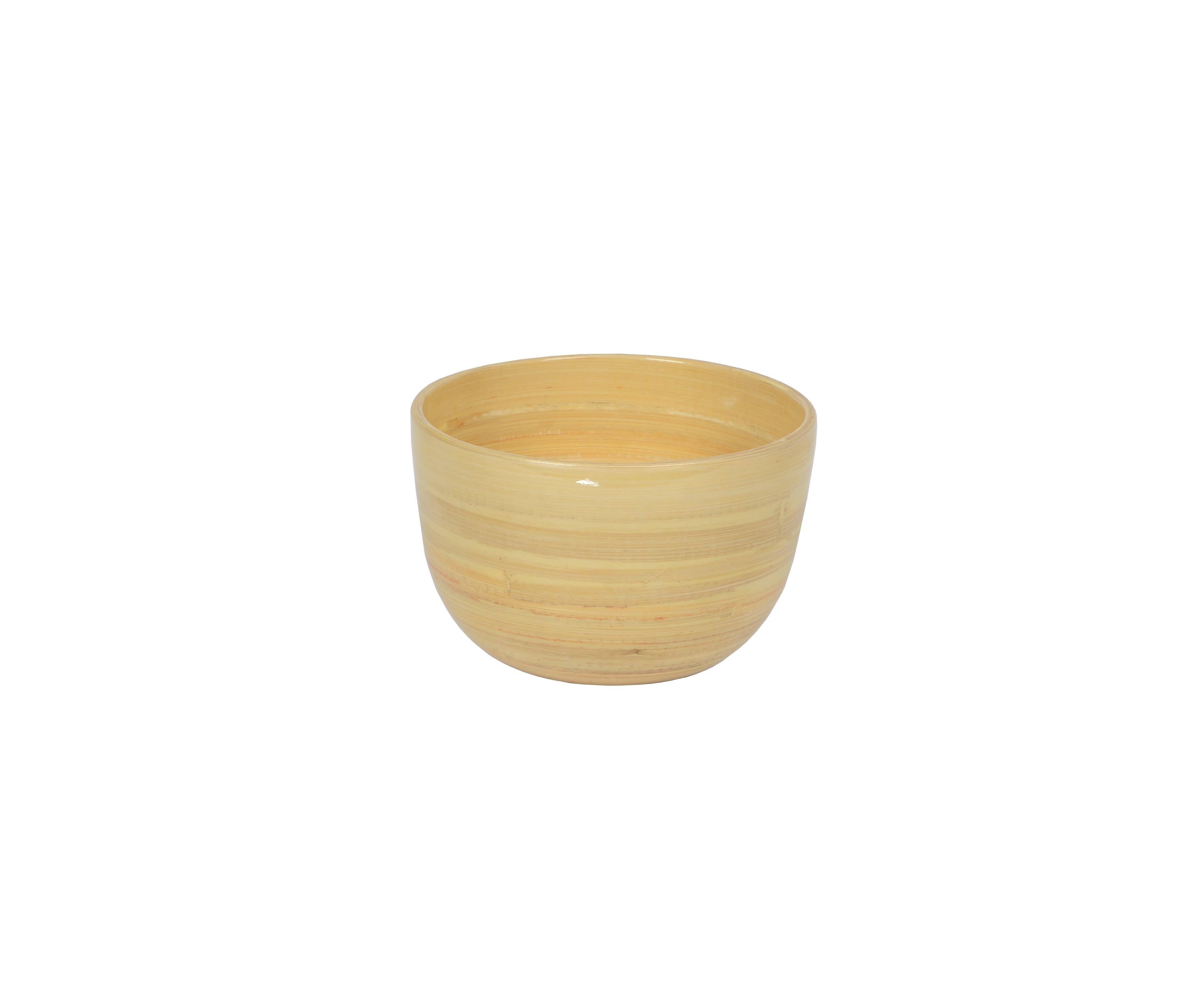 White Bamboo Soup Bowl 4.7" x 3.2"