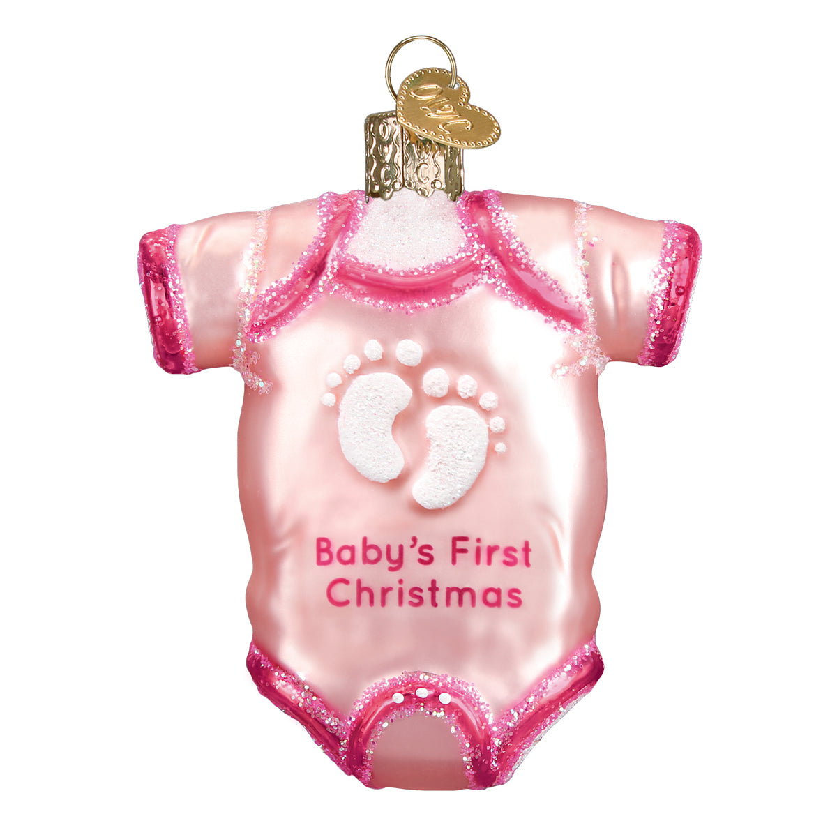 Pink Baby Onesie Ornament - MaisonBeach