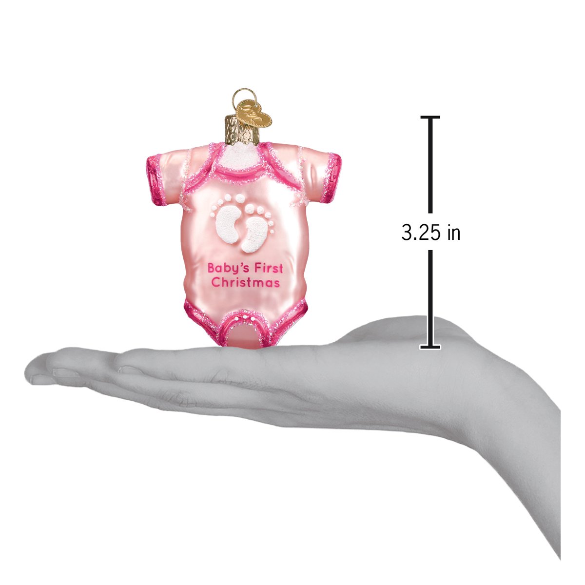 Pink Baby Onesie Ornament - MaisonBeach