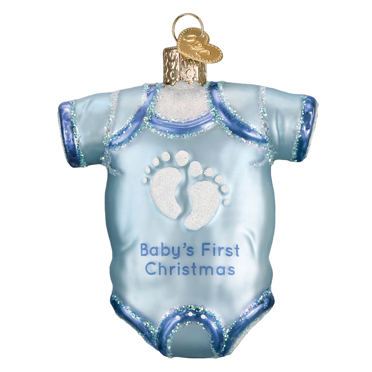 Blue Baby Onesie Ornament - MaisonBeach