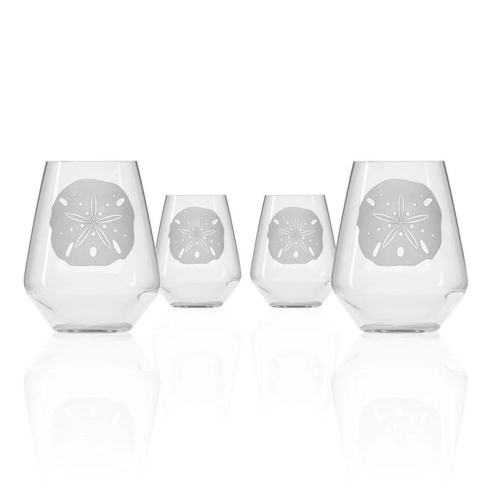 Sand Dollar 18 oz. Stemless Goblet - MaisonBeach