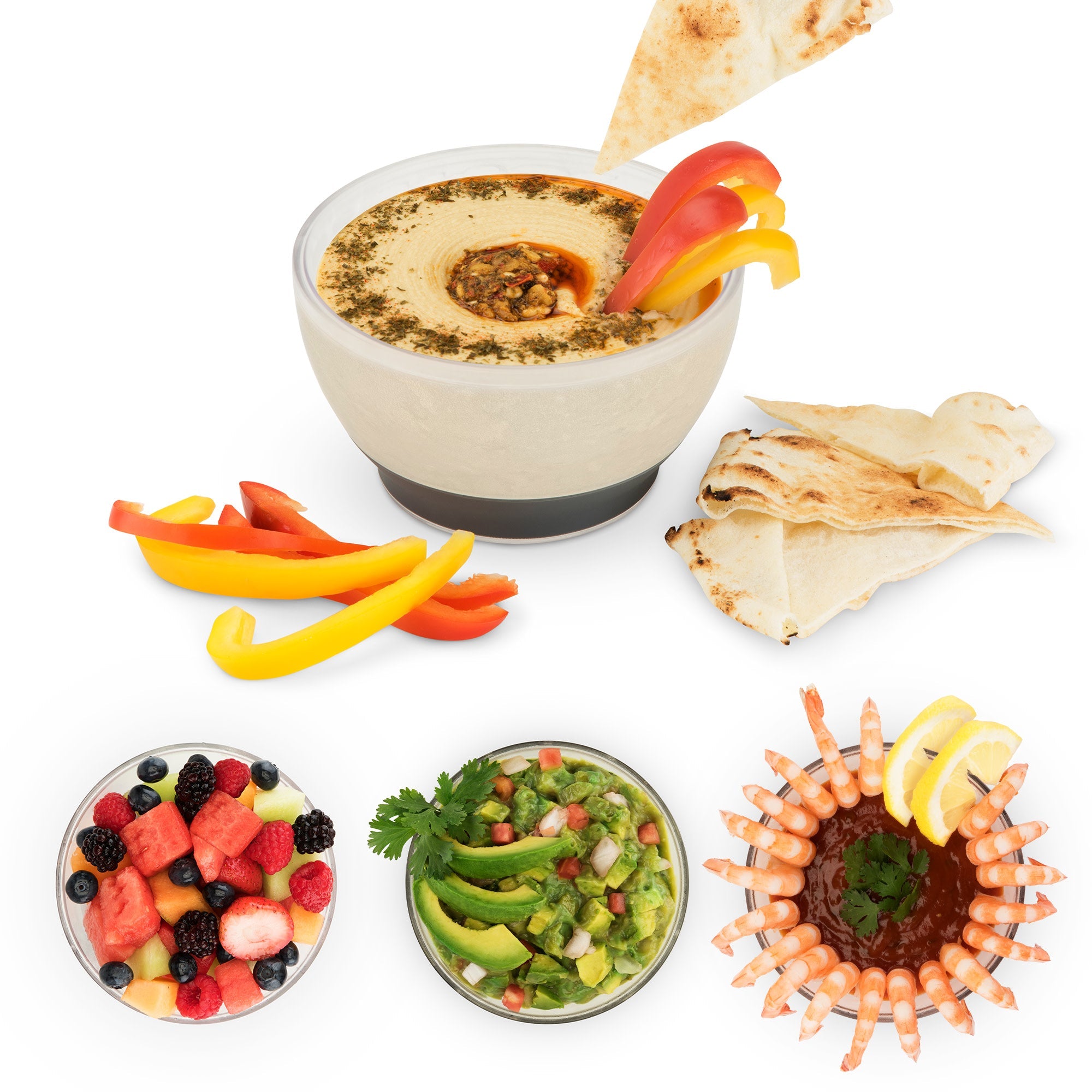 Ice Cream FREEZE™ Bowl in Gray - MaisonBeach