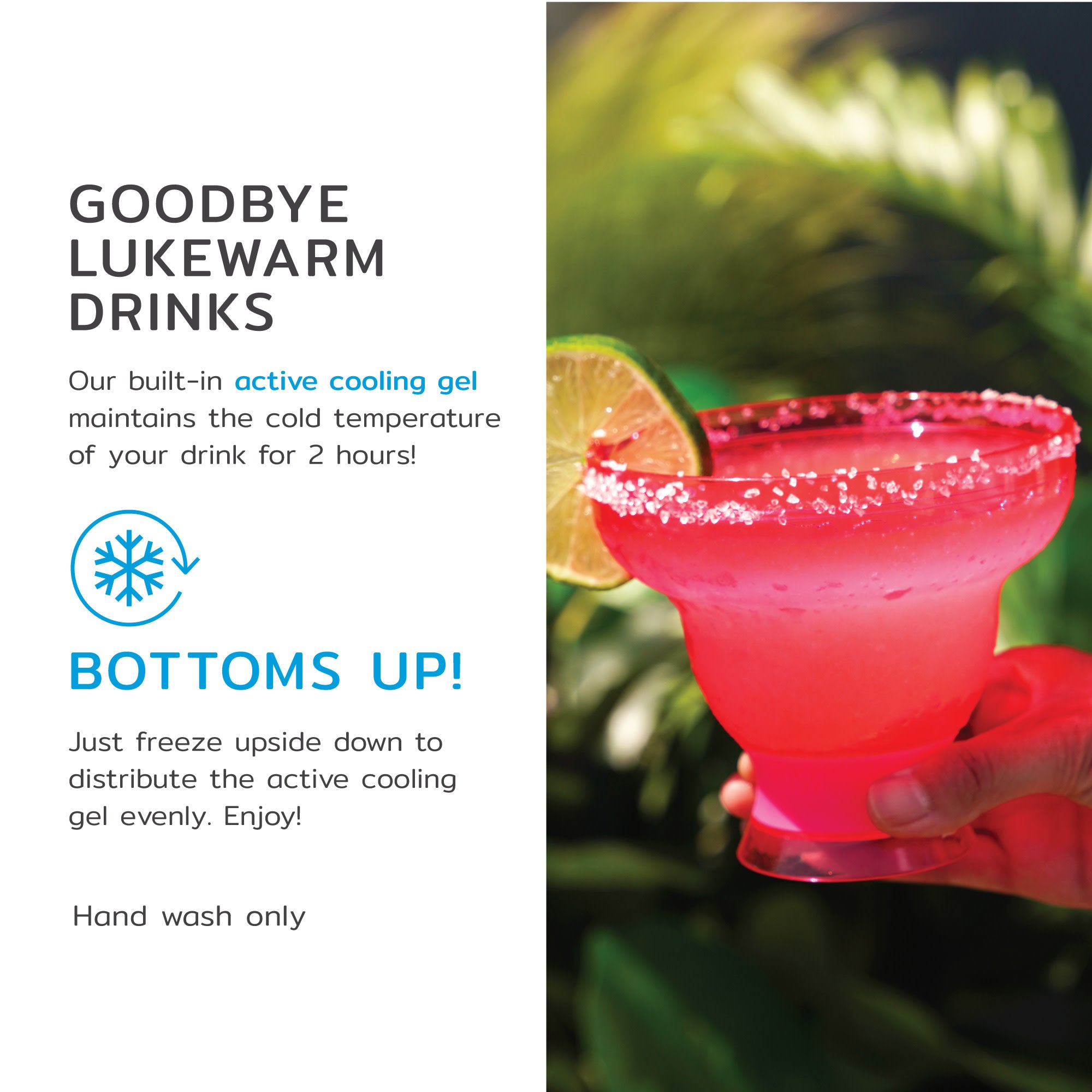 Margarita FREEZE™ in Punch Pink, Set of 2 - MaisonBeach
