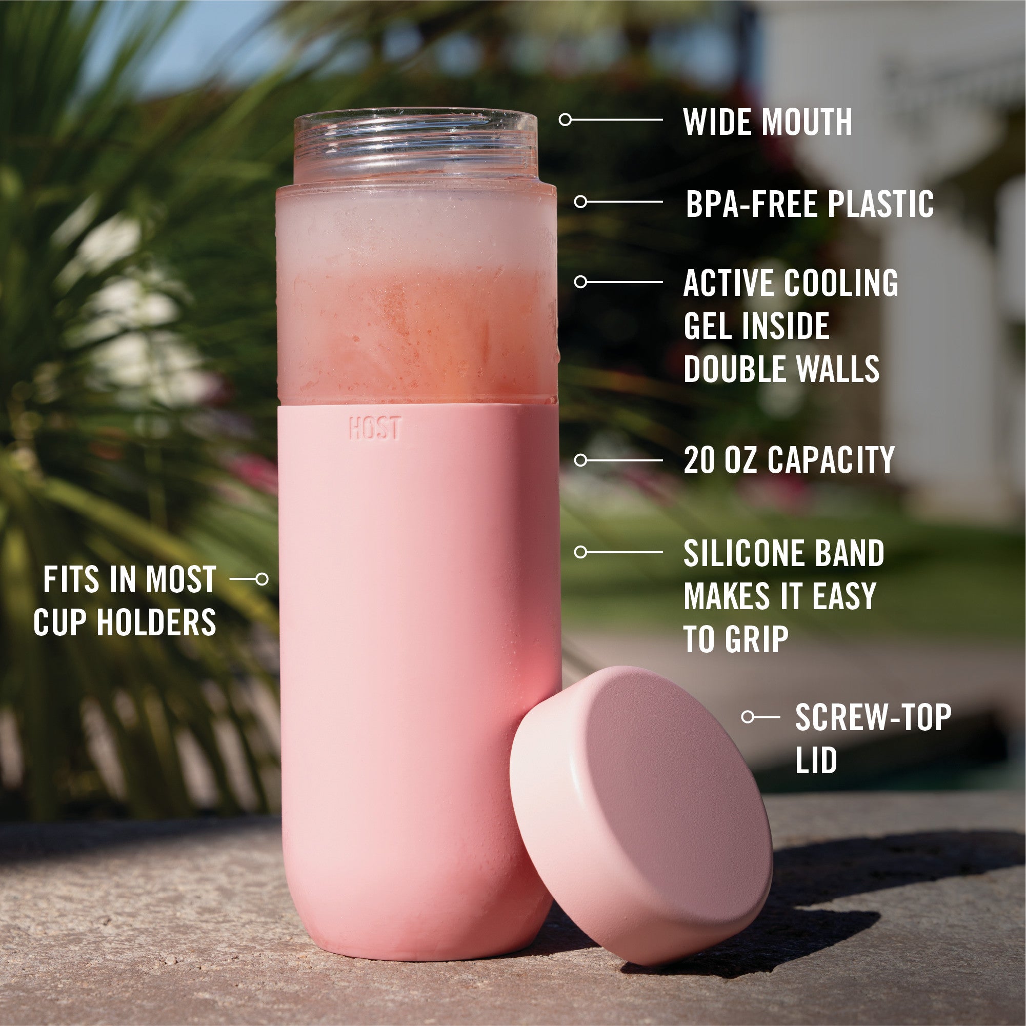 FREEZE™ Bottle in Blush - MaisonBeach