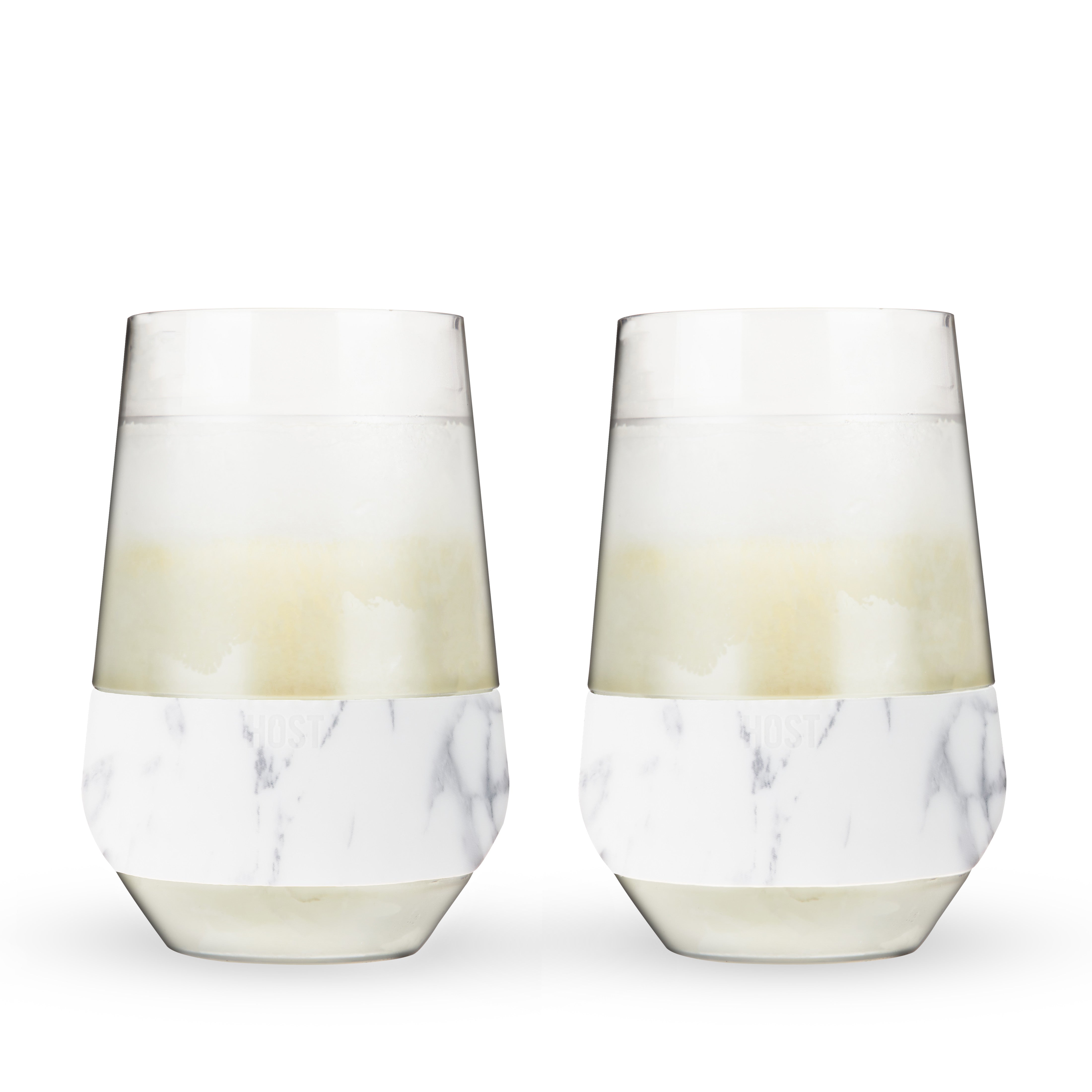 Wine FREEZE™ XL in Marble, Set of 2 - MaisonBeach