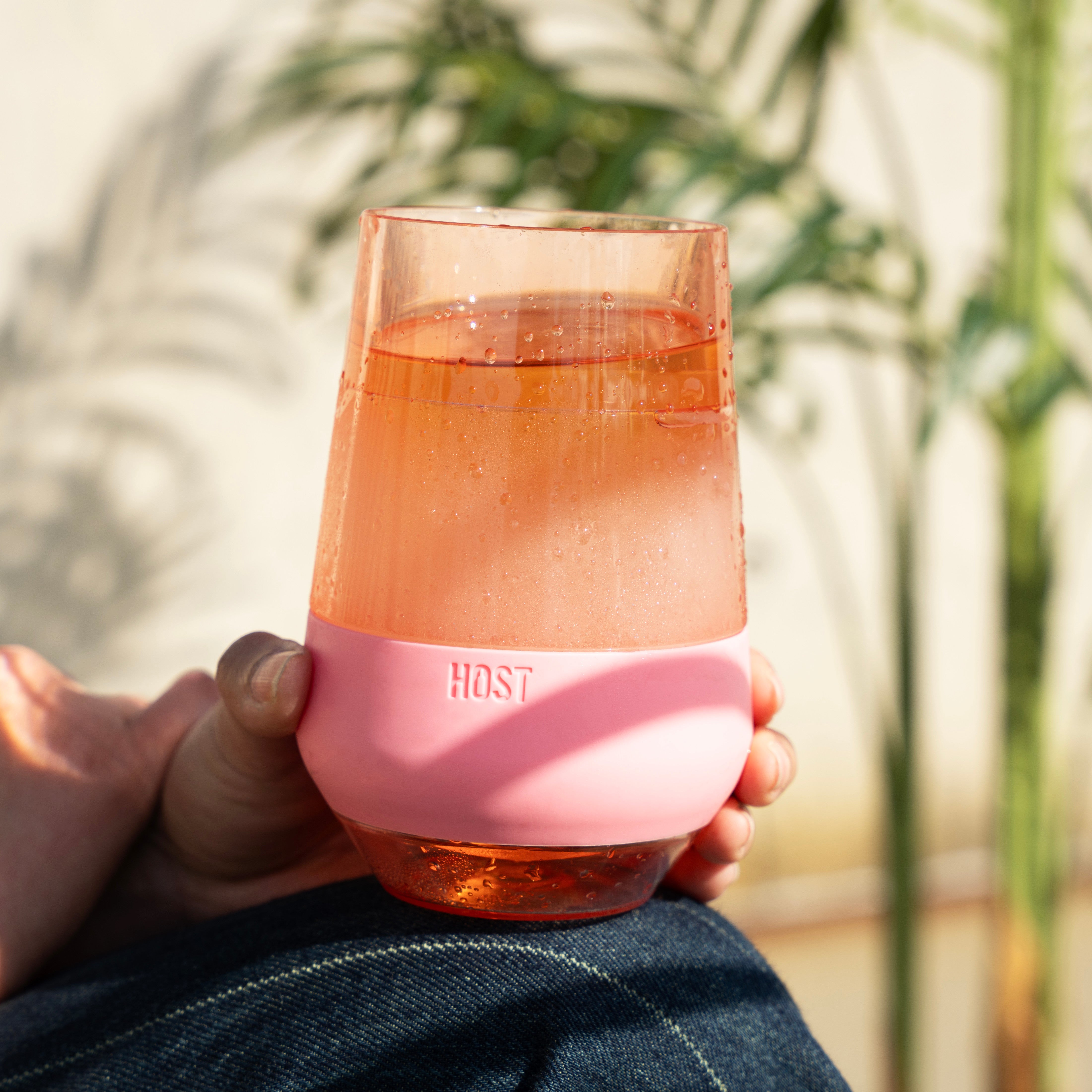 Wine FREEZE™ XL in Blush, Set of 2 - MaisonBeach