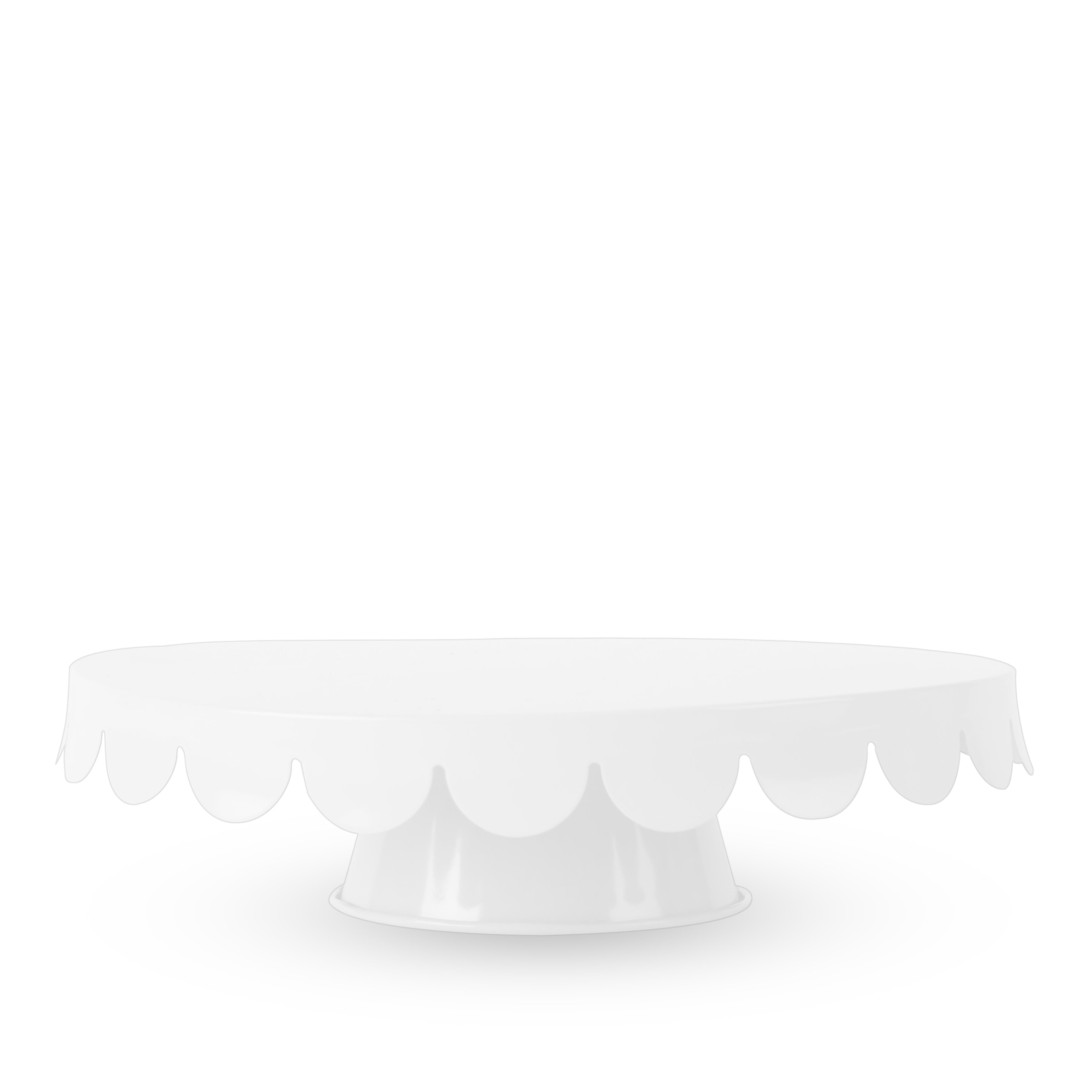 Metal Cake Stand in White - MaisonBeach