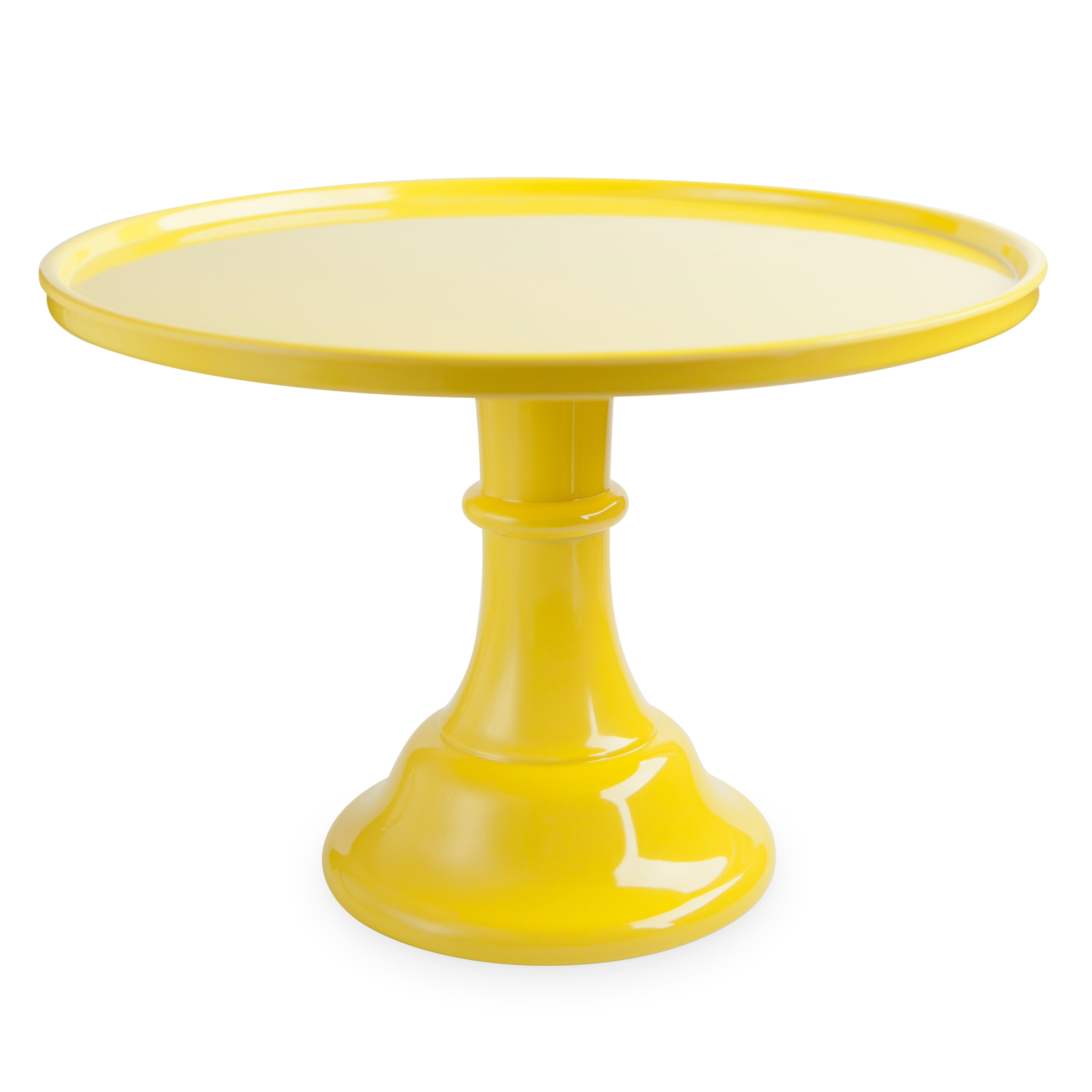 Melamine Cake Stand in Yellow - MaisonBeach