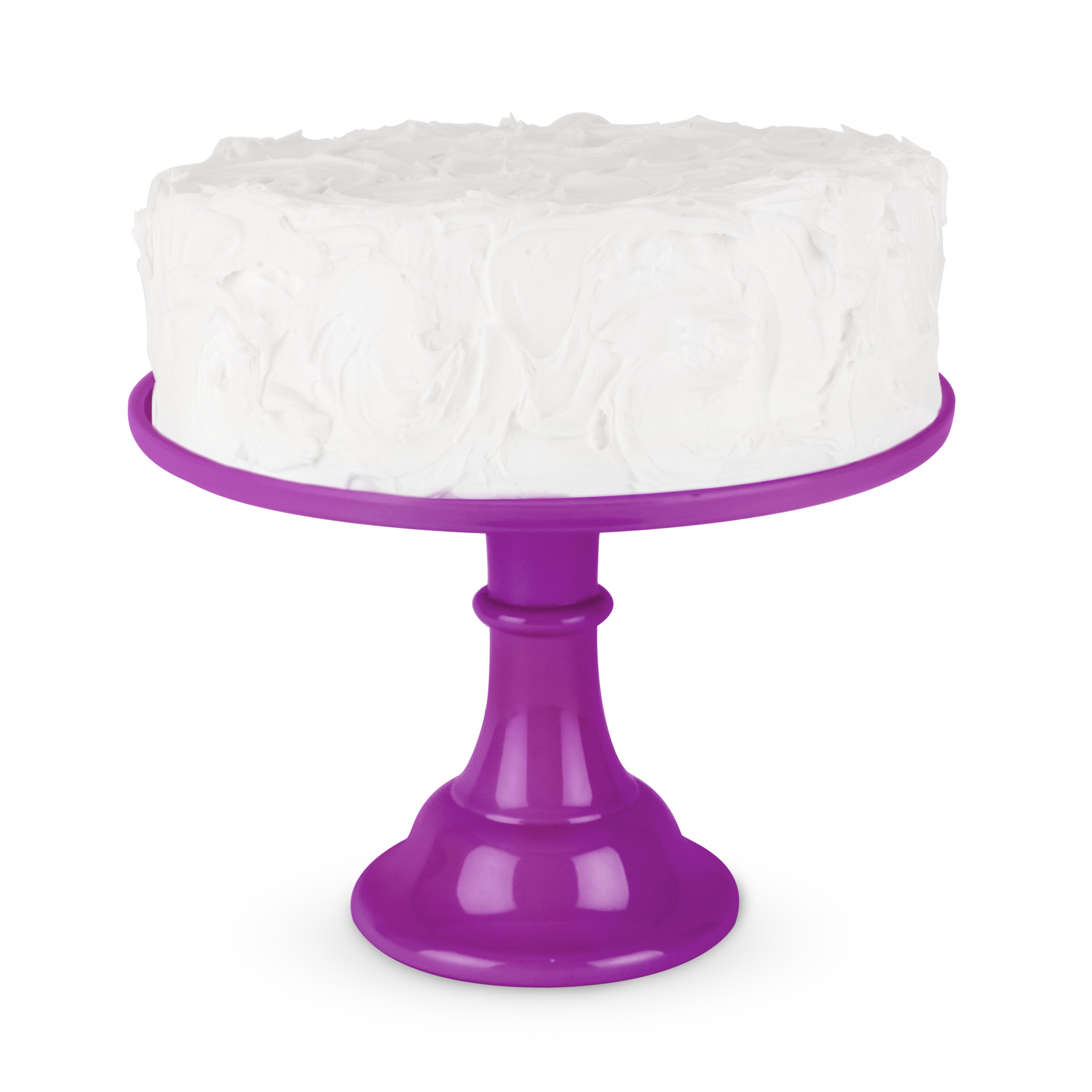 Melamine Cake Stand in Fuchsia - MaisonBeach