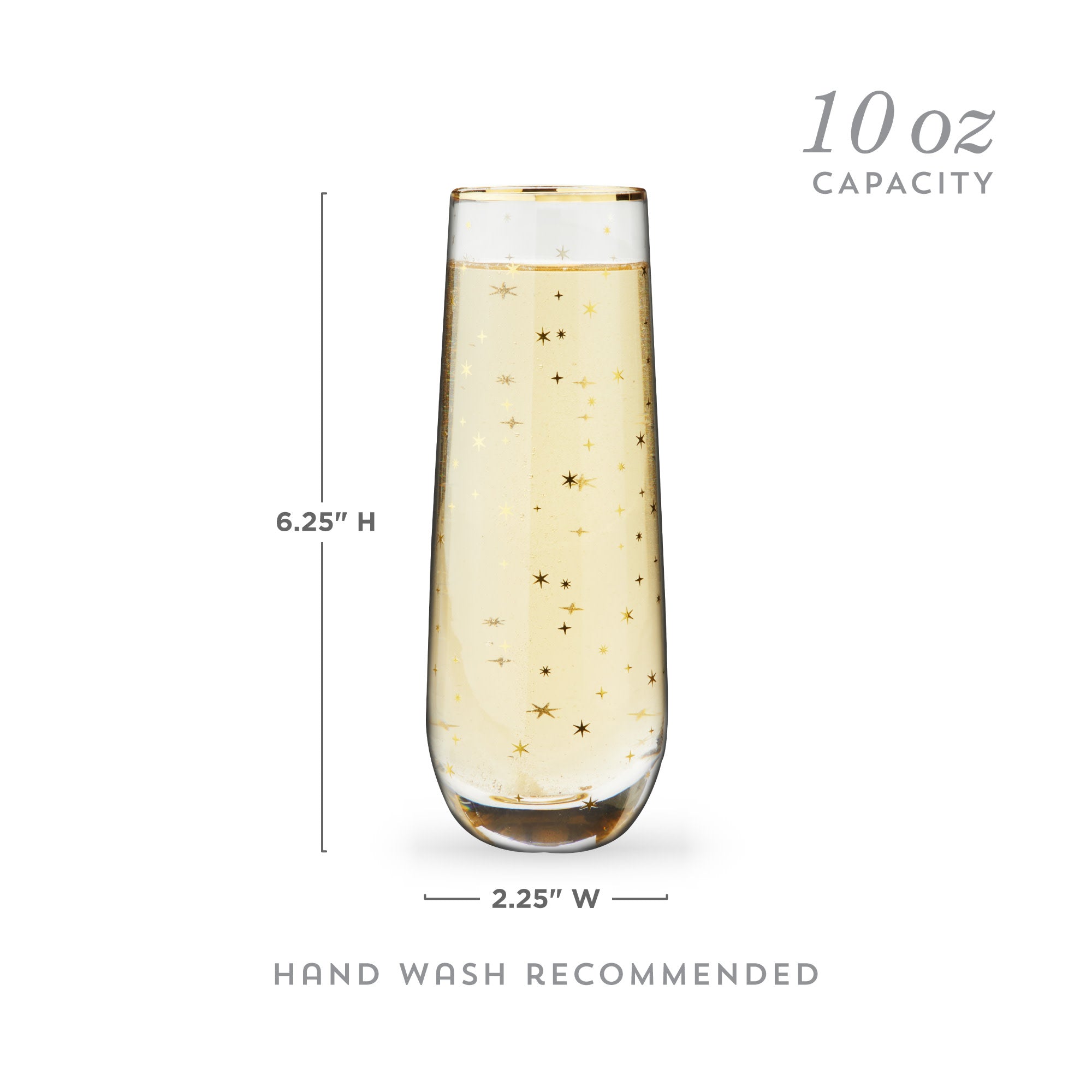 Starlight Stemless Champagne Flutes - MaisonBeach