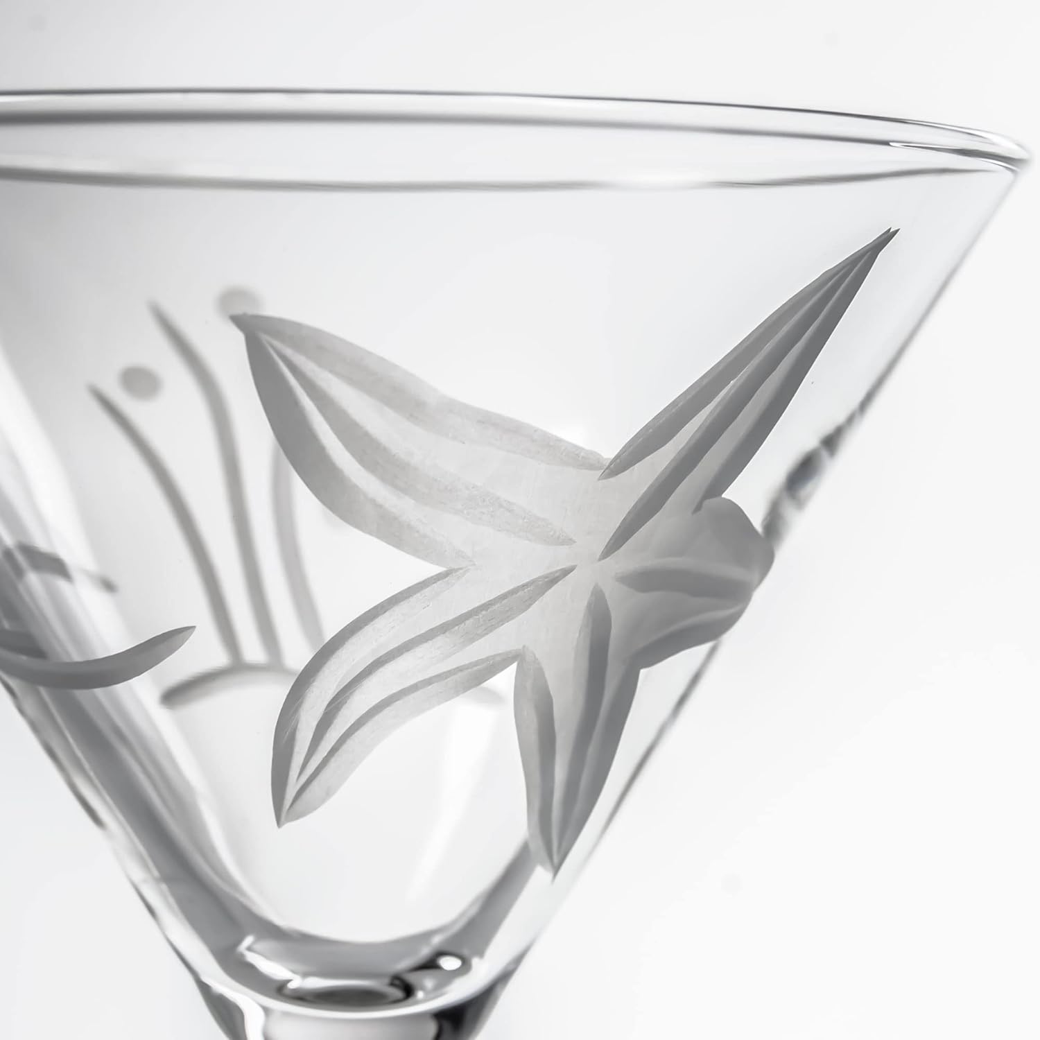 Starfish 10 oz. Martini Glasses-Set of 4 - MaisonBeach