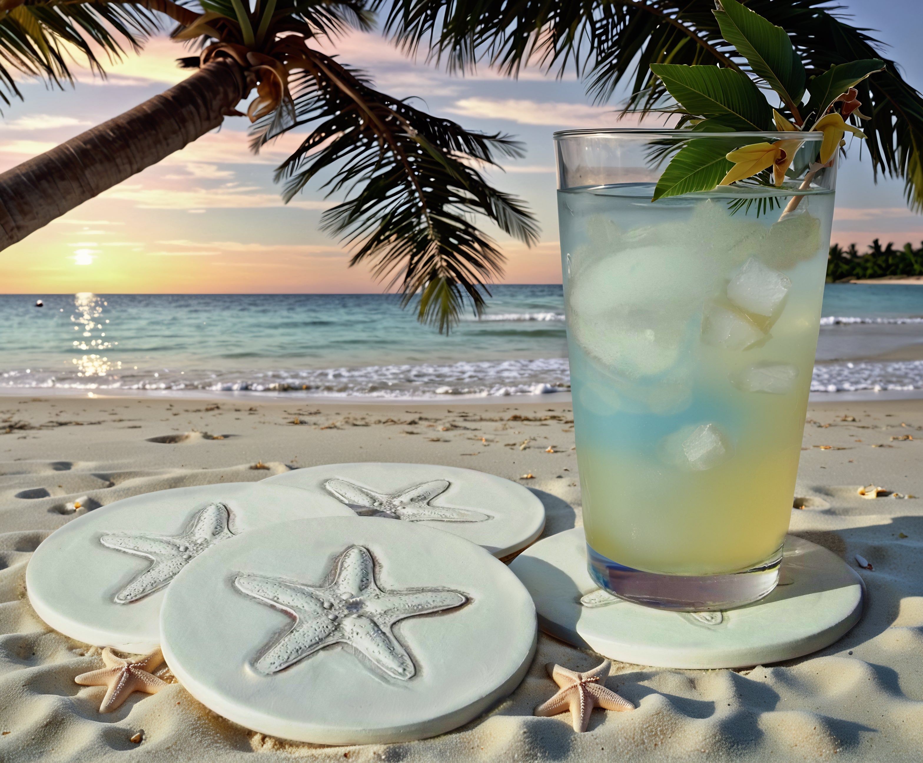 Starfish Drink Coasters - MaisonBeach