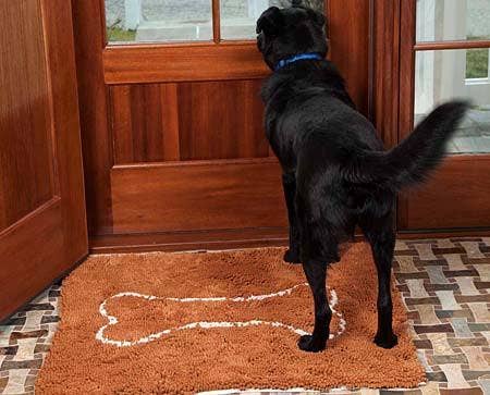 Large Caramel Brown Absorbent Doormat