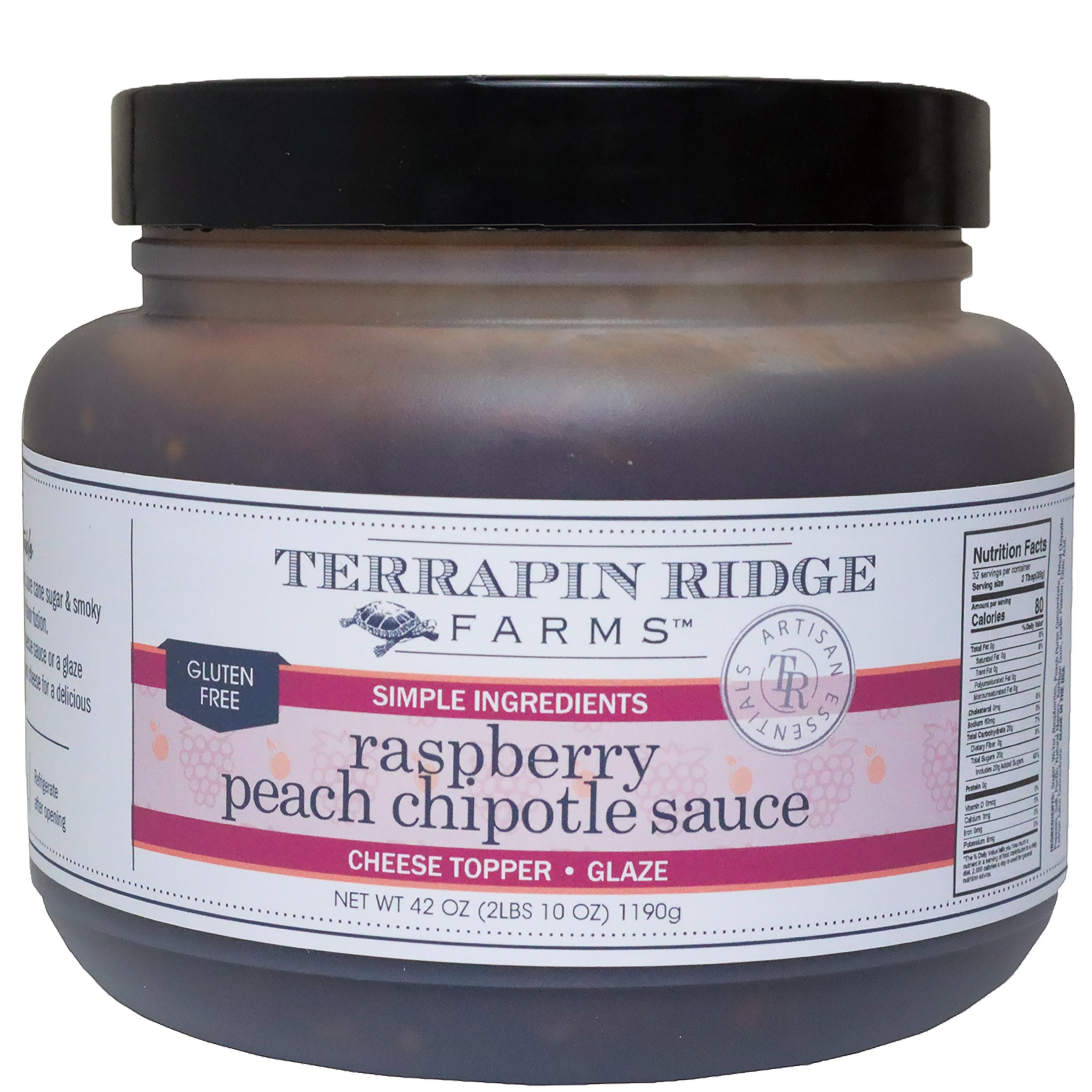 Raspberry Peach Chipotle Sauce - Quart - MaisonBeach