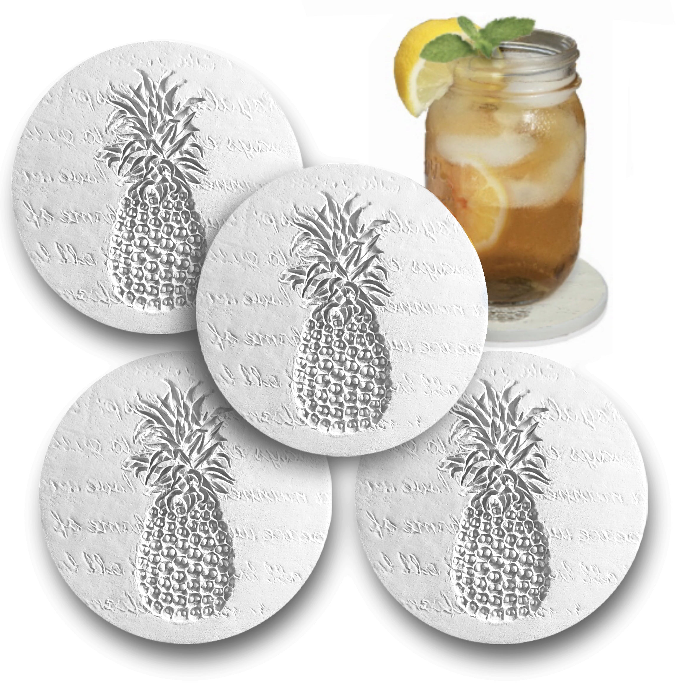 Pineapple Drink Coasters - MaisonBeach