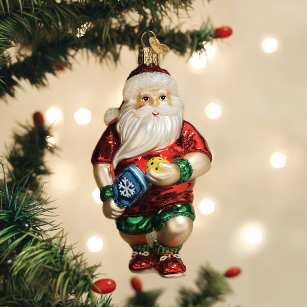 Pickleball Santa Ornament - MaisonBeach