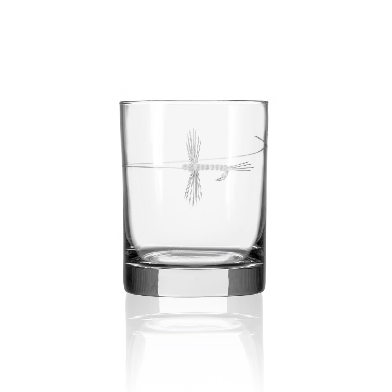 Fly Fishing 13oz. Double Old Fashions Set of 4 - MaisonBeach