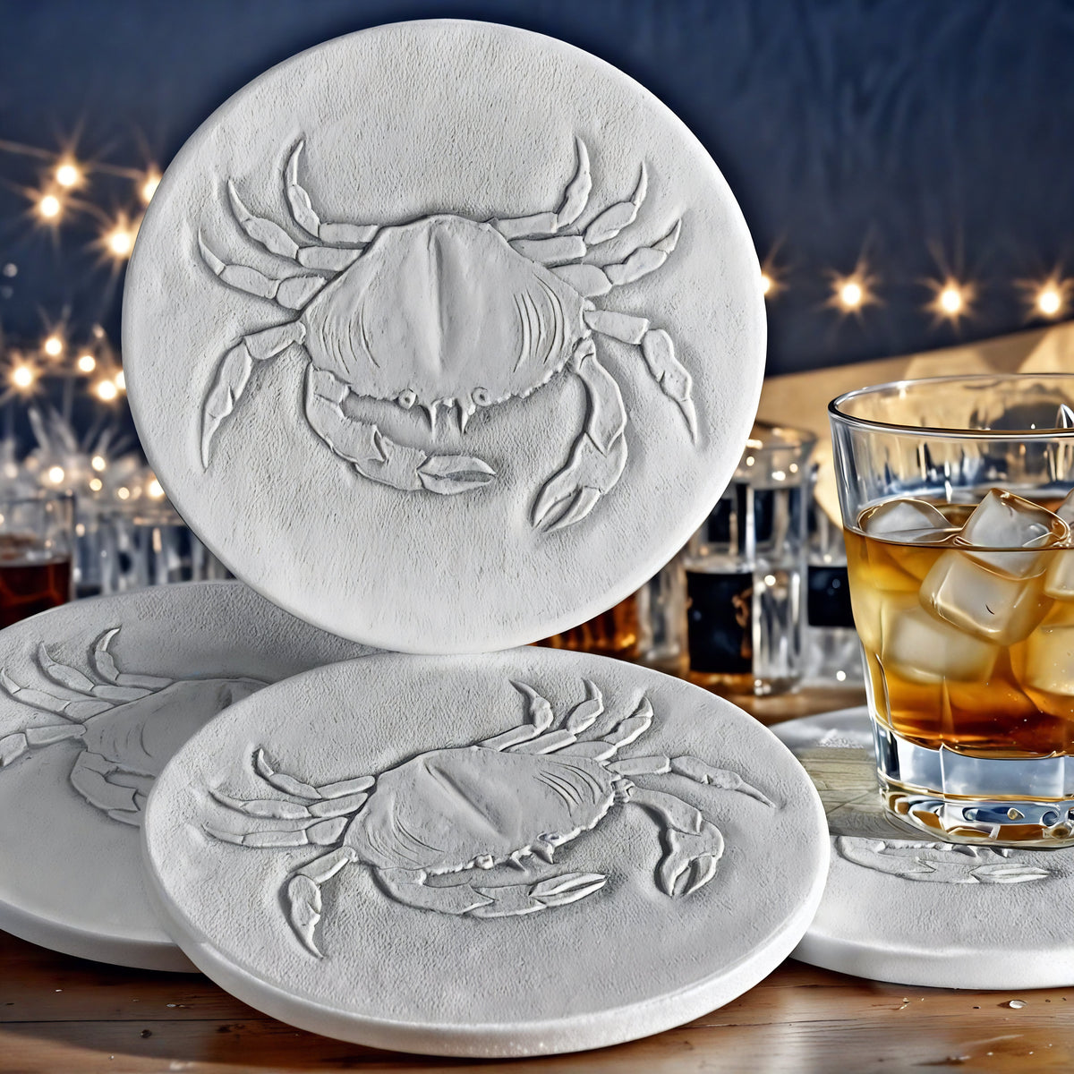Crab Drink Coasters - MaisonBeach