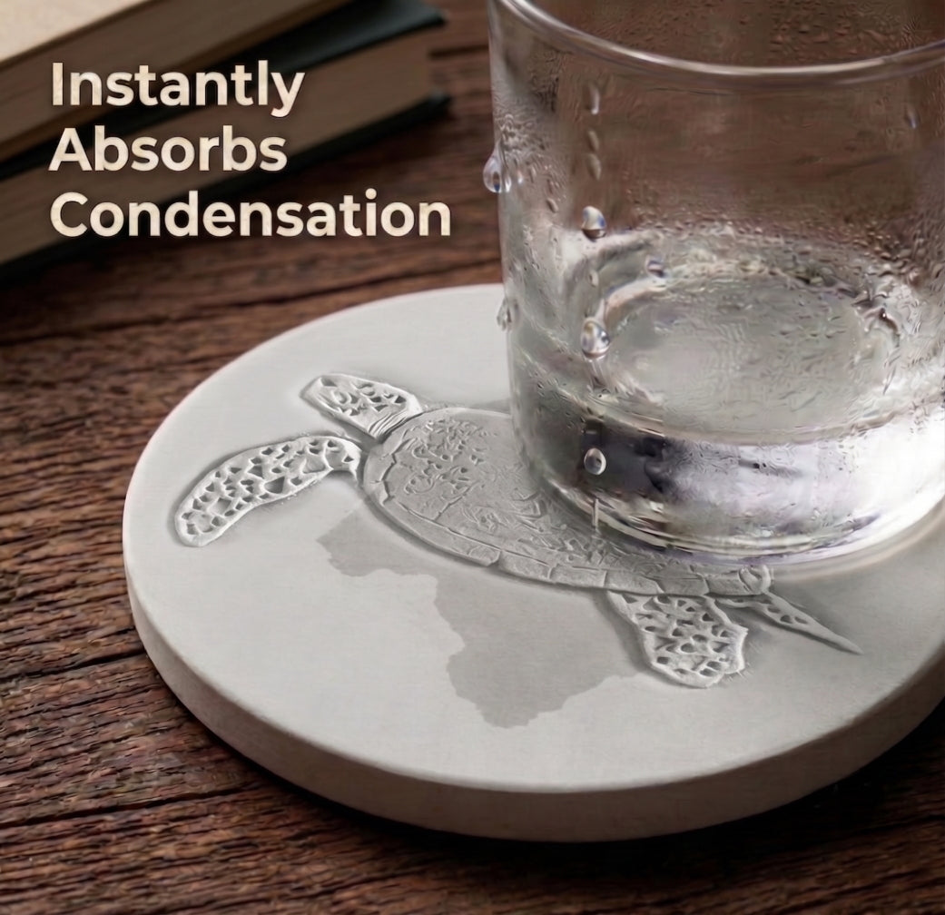 Sea Turtle Drink Coasters - MaisonBeach