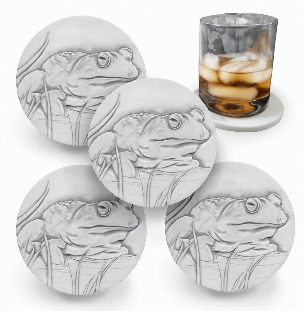Frog Drink Coasters - MaisonBeach
