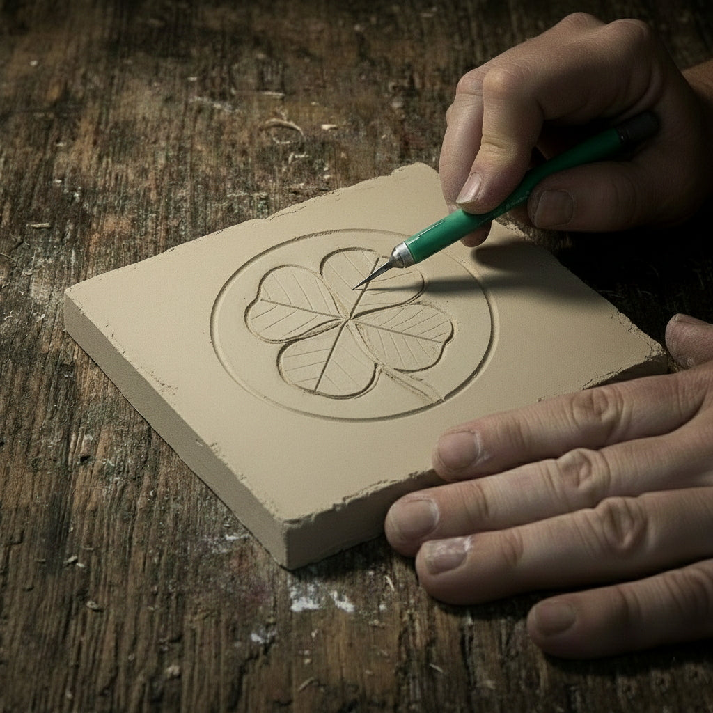 Four Leaf Clover Drink Coasters