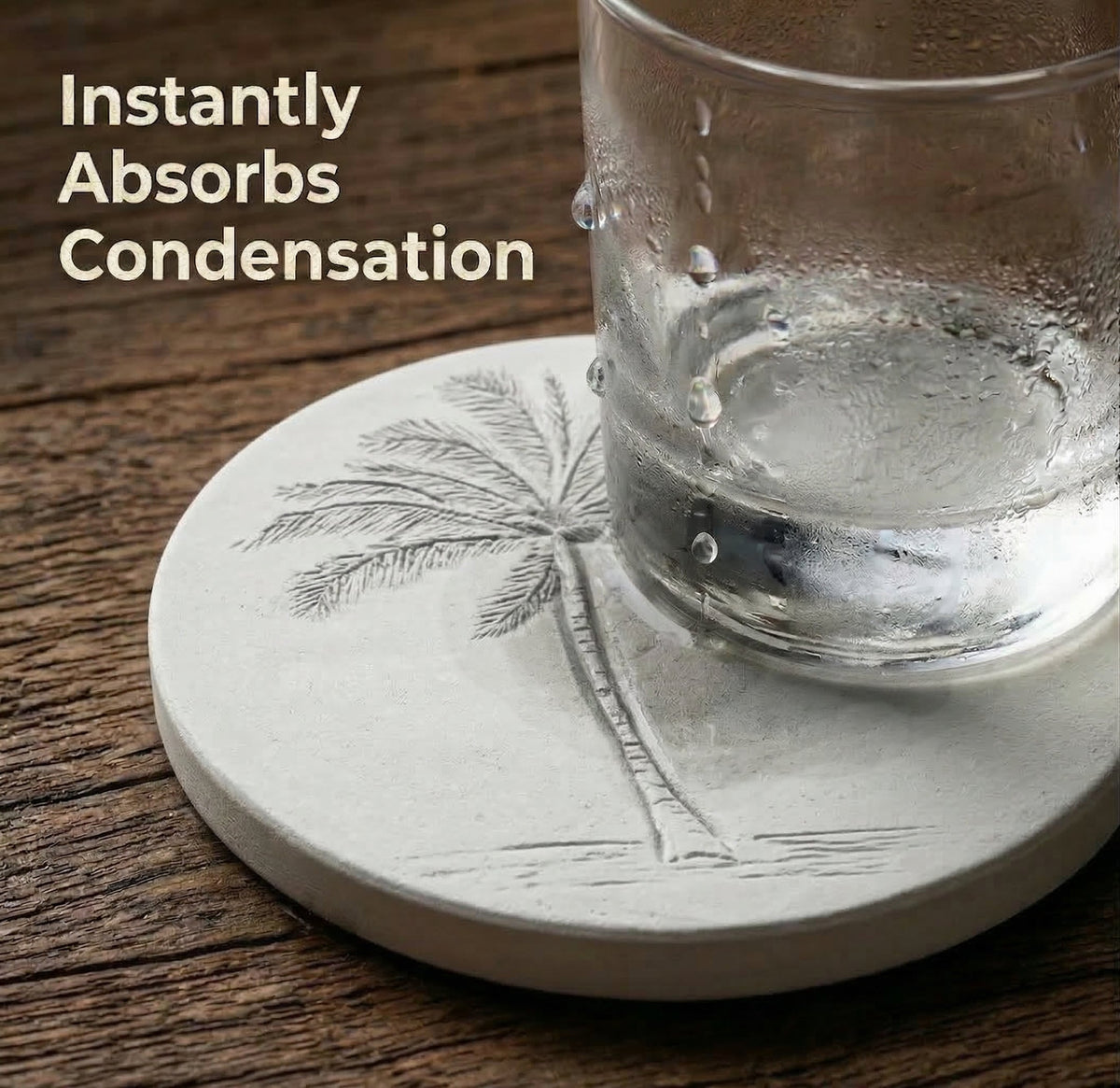 Palm Tree Drink Coasters - MaisonBeach
