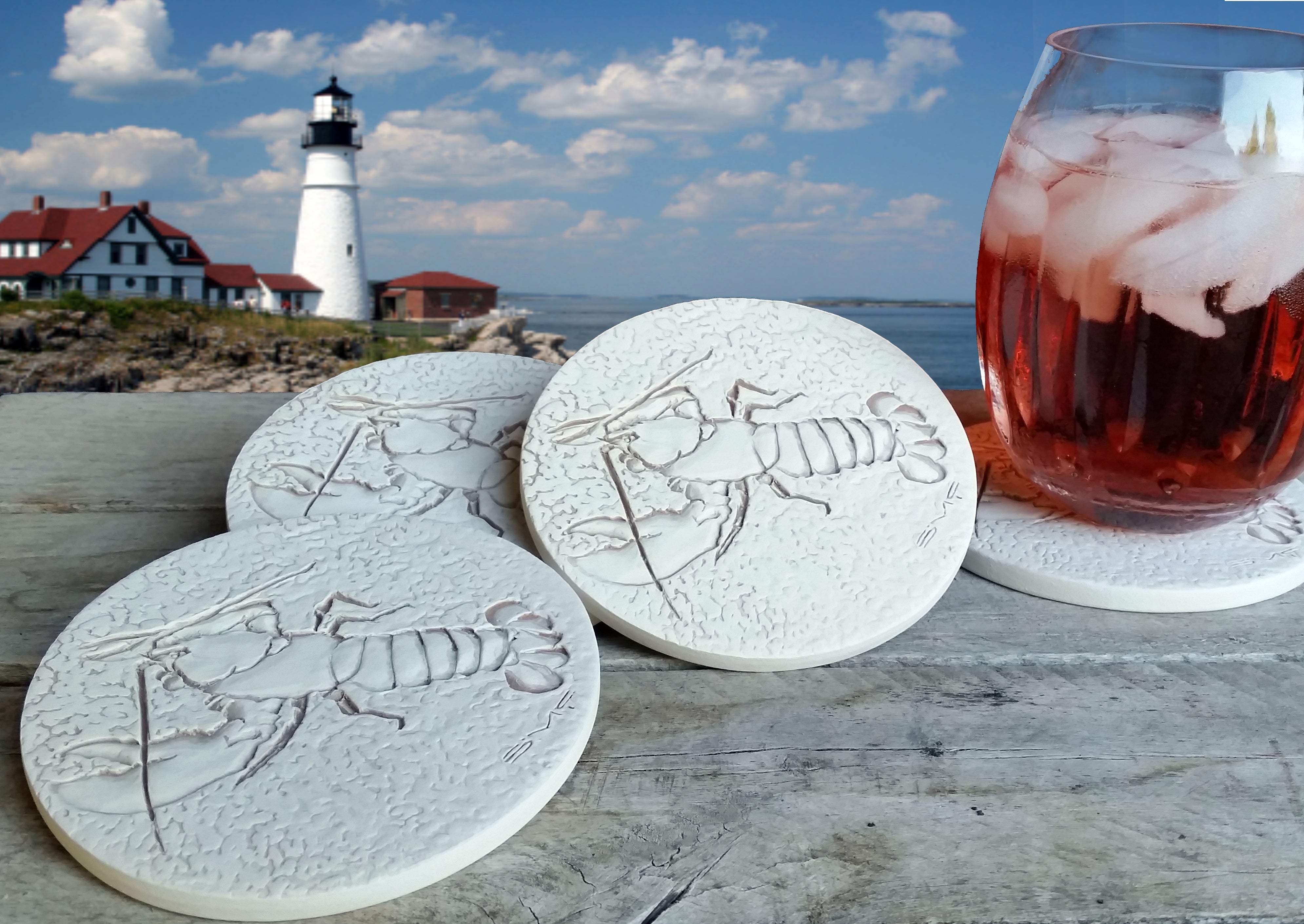Lobster Drink Coasters - MaisonBeach